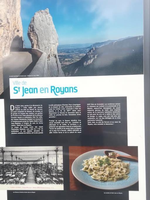 Logement Standing Wifi Vercors 'In Saint-Jean-en-Royans Exteriér fotografie